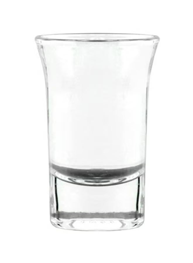 Pack Of 12 Uno Shot Glass Clear - Image 3